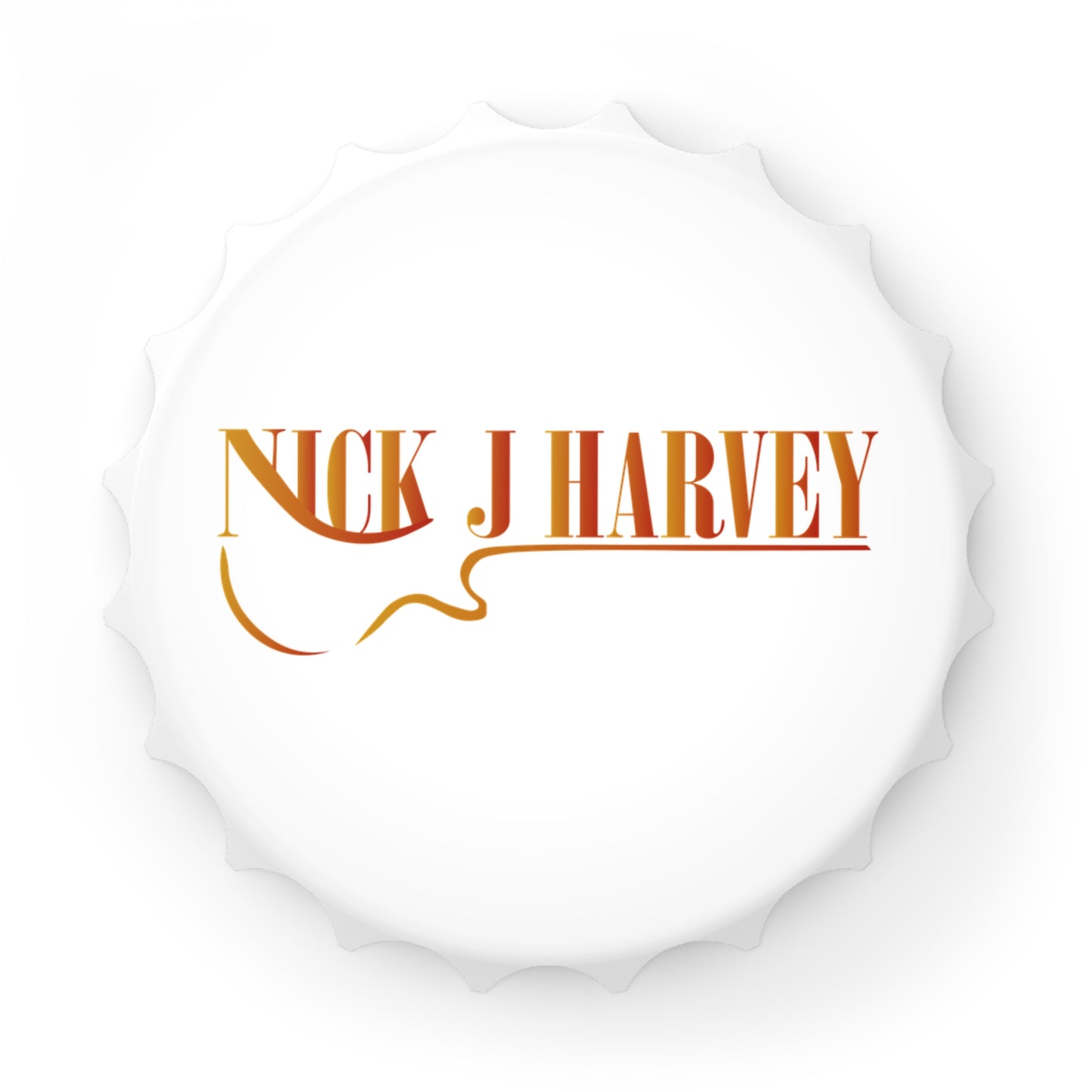 Bottle Opener - Nick J Harvey Logo
