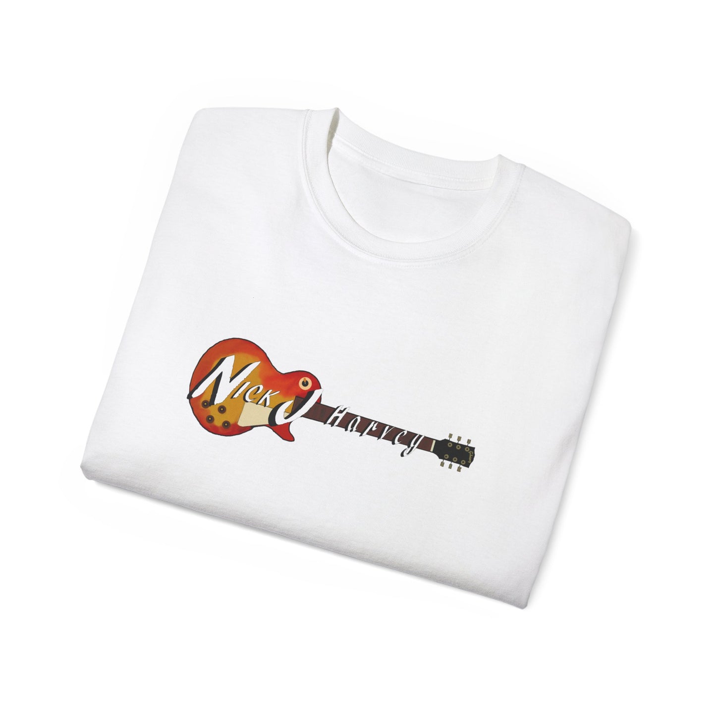 Unisex Ultra Cotton Tee - "Old Nick J Harvey Logo"